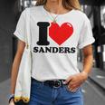 I Love Sanders T-Shirt Gifts for Her