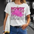 Pink Howdy Cowgirl Western Country Rodeo Awesome Cute Gift For Womens Unisex T-Shirt Gifts for Her