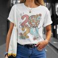Retro Senior 2024 Disco Ball Class Of 2024 Graduate Graduate Funny Gifts Unisex T-Shirt Gifts for Her