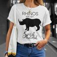 Rhino Rhinoceros Spirit Animal J000470 T-Shirt Gifts for Her