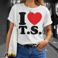 Valentine I Heart TS I Love Ts Couple Loving T-Shirt Gifts for Her