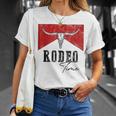 Vintage Bull Skull Western Life Country Rodeo Time Unisex T-Shirt Gifts for Her