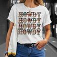 Vintage Howdy Rodeo Western Country Southern Cowgirl Cowboy Unisex T-Shirt Gifts for Her