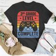 3Rd Grade Level Complete Graduation Student Video Gamer Gift Unisex T-Shirt Unique Gifts