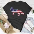 4Th Of July Coyote Graphic Patriotic Usa American Flag Unisex T-Shirt Unique Gifts