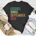 65 Years Old Legend Since September 1958 65Th Birthday T-Shirt Unique Gifts