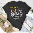 75Th Birthday Squad 75 Party Crew Group Friends Bday Gifts Unisex T-Shirt Unique Gifts