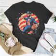 Abraham Lincoln Usa Fourth 4Th Of July Funny Basketball Unisex T-Shirt Unique Gifts