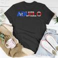 Abuelo Puerto Rico Flag Puerto Rican Pride Fathers Day Gift Unisex T-Shirt Funny Gifts