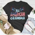 All American Grandma 4Th Of July Usa Unisex T-Shirt Unique Gifts