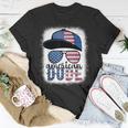 American Dude 4Th Of July Usa Flag Glasses American Family Unisex T-Shirt Unique Gifts