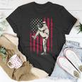 American Flag Baseball Red White Blue 4Th Of July Boys Men Unisex T-Shirt Unique Gifts