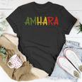 Amhara Ethiopia Ethiopian Eritrean Habesha Africa T-Shirt Unique Gifts