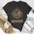 Aquarius Zodiac Sign Horoscope Astrology Birthday Star T-Shirt Unique Gifts