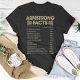 Armstrong Name Gift Armstrong Facts V2 Unisex T-Shirt Funny Gifts