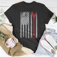 Auto Repairman Car Mechanic Wrench Workshop Tools Usa Flag Mechanic Funny Gifts Funny Gifts Unisex T-Shirt Unique Gifts