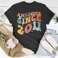 Awesome Since 2011 12Th Birthday Retro Born In 2011 T-Shirt Unique Gifts