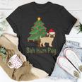 Bah Hum Pug Awesome Thanksgiving Gif Unisex T-Shirt Unique Gifts