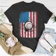 Baseball July 4Th For Men Boys Patriotic American Flag Usa Unisex T-Shirt Unique Gifts