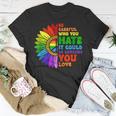 Be Careful Who You Hate It Be Someone You Love Lgbt Pride Unisex T-Shirt Unique Gifts