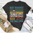 Beer Best Bearded Beer Loving Dog Dad English Mastiff Puppy Lover Unisex T-Shirt Unique Gifts