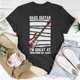Beer Funny Bass Guitar Player Graphic Design And Beer Guitarist Unisex T-Shirt Unique Gifts