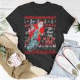 Biker Santa Motorcycle Ugly Christmas Sweater T-Shirt Unique Gifts