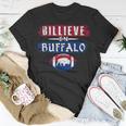 Billieve In Buffalo Vintage Football Unisex T-Shirt Unique Gifts
