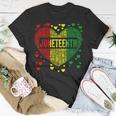 Black History Heart Junenth Melanin African American Unisex T-Shirt Unique Gifts