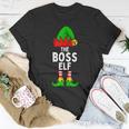 Boss Elf Matching Christmas T-shirt Personalized Gifts Boss Elf Matching Christmas T-shirt Personalized Gifts