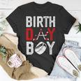 Boy Birthday Party Decorations Hockey Winter Sports Fans T-Shirt Funny Gifts
