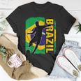Brazilian Soccer Team Brazil Flag Jersey Football Fans Unisex T-Shirt Unique Gifts