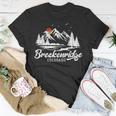 Breckenridge Colorado Vintage Mountain Landscape Unisex T-Shirt Unique Gifts