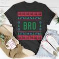 Bro Ugly Christmas Sweater Pjs Matching Family Pajamas T-Shirt Unique Gifts