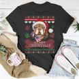 Bulldog Owner Ugly Christmas Sweater Style T-Shirt Unique Gifts