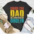 Canada Lynx Dad Like A Regular Dad But Cooler T-Shirt Unique Gifts