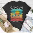 Cancun Mexico Retro Mexican Resort Vacation Summer Trip 2023 Unisex T-Shirt Unique Gifts