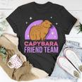 Capybara Friend Team Lover Animal Capybaras Rodent Unisex T-Shirt Unique Gifts
