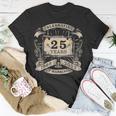 Celebrating 25 Year Of Marriage Anniversary Matching HisHer Unisex T-Shirt Funny Gifts