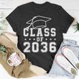 Class Of 2036 Grow With Me First Day Kindergarten Graduation T-Shirt Funny Gifts