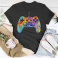 Colorful Gamer Graphic Gaming Controller Graphic T-Shirt Unique Gifts