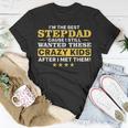 Cool Stepdad For Men Father Step Dad Parenthood Stepfather Unisex T-Shirt Funny Gifts