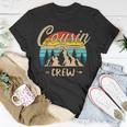 Cousin Crew Camping Sunset Summer Camp Retro Matching Trip T-Shirt Unique Gifts