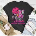 Crush Breast Cancer Skeleton Monster Truck Halloween Boy Kid T-Shirt Personalized Gifts