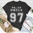 Custom Proud Football Uncle Number 97 Personalized For Men Unisex T-Shirt Unique Gifts