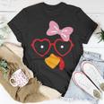 Cute Turkey Face Heart Sunglasses Thanksgiving Costume T-Shirt Funny Gifts