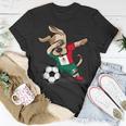 Dabbing Dog Mexico Soccer Fans Jersey Mexican Football Lover T-Shirt Unique Gifts