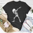 Dabbing Skeleton - Funny Halloween Dab Skull Unisex T-Shirt Unique Gifts