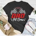 Dad Pit Crew Birthday Party Race Car Lover Racing Family T-Shirt Personalized Gifts