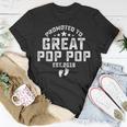 Dad Promoted To Great Pop Pop 2019 Gift For Fathers Day Gift For Men Unisex T-Shirt Unique Gifts